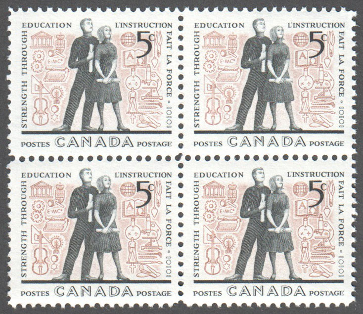 Canada Scott 396 MNH Block - Click Image to Close